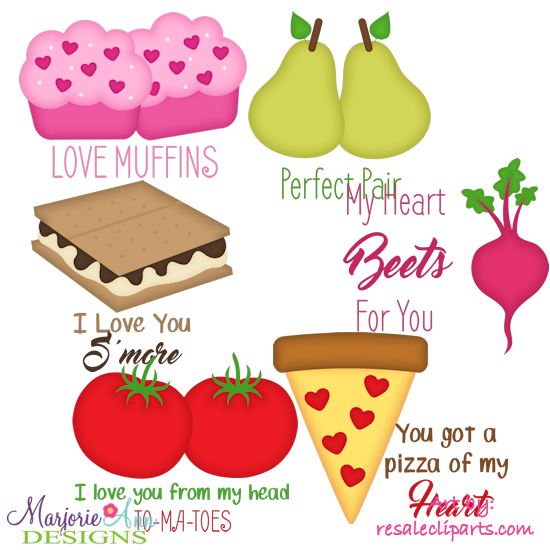 Happy Valentine's Day 2 Exclusive SVG Cutting Files + Clipart - Click Image to Close